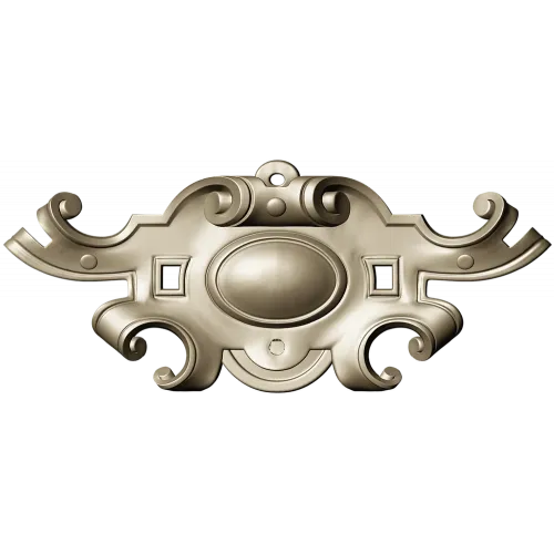 Rococo Cartouche 3D STL for CNC