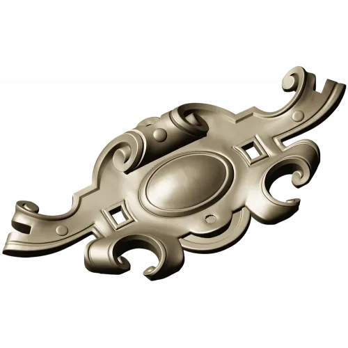 Rococo Cartouche 3D STL for CNC