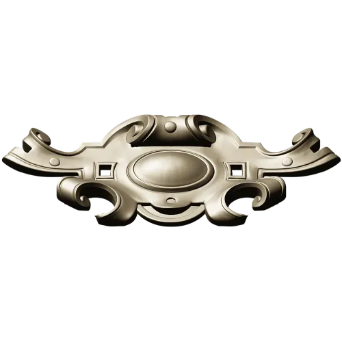 Rococo Cartouche 3D STL for CNC