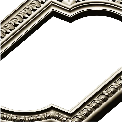 Декоративная рамка в классическом стиле - 3D модель STL для ЧПУ