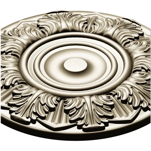 Classical Acanthus Rosette - STL 3D Model for CNC