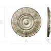Classical Acanthus Rosette - STL 3D Model for CNC