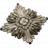 Acanthus Star Rosette - STL 3D model for CNC carving