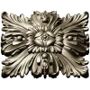 Acanthus Star Rosette - STL 3D model for CNC carving