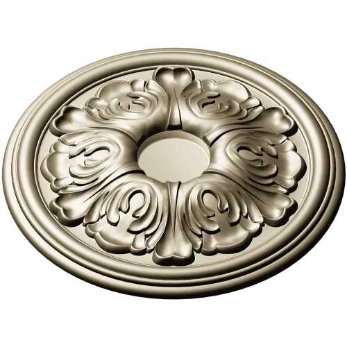 Acanthus Rosette Medallion - 3D STL model for CNC