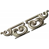 Ornate Acanthus Scroll Applique STL for CNC