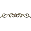 Baroque Acanthus Horizontal Ornament STL for CNC