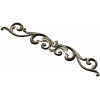 Baroque Acanthus Horizontal Ornament STL for CNC