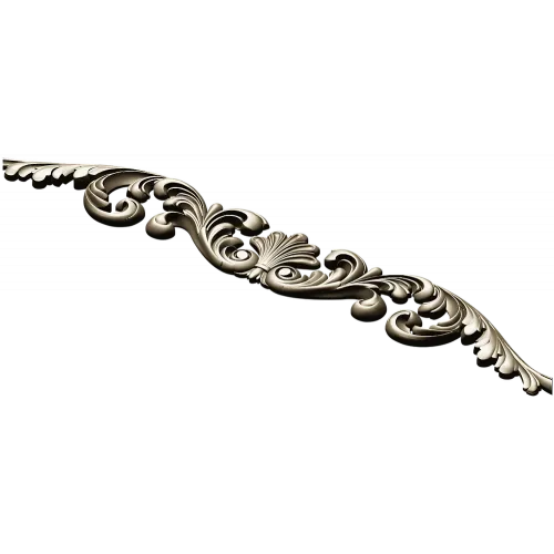 Акантовый картуш с раковиной - 3D модель STL для ЧПУ