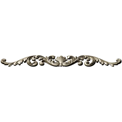 Акантовый картуш с раковиной - 3D модель STL для ЧПУ