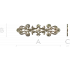 Rococo Acanthus Horizontal Ornament STL