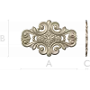 Декоративный картуш "Флоренция" - 3D модель STL для ЧПУ
