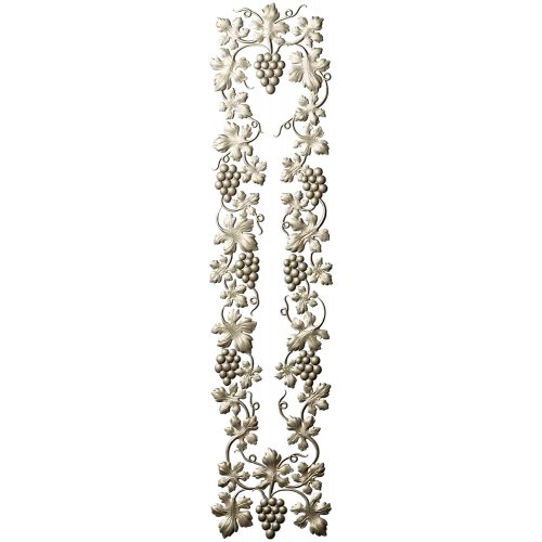 Grapevine Vertical Frieze STL for CNC