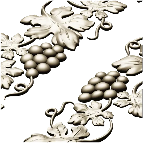 Grapevine Vertical Frieze STL for CNC