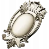 Regal Oval Cartouche STL 3D model for CNC