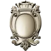 Regal Oval Cartouche STL 3D model for CNC