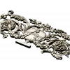 Neoclassical Urn Cartouche - STL 3D Model for CNC