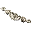 Baroque acanthus applique - STL 3D model for CNC