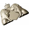 Regal Twin Lions Crest - STL 3D model for CNC carving