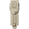 Classical Rosette Laurel Vertical Applique STL