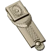 Classical Rosette Laurel Vertical Applique STL