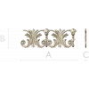 Acanthus Frieze STL 3D model for CNC carving