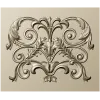 Baroque Acanthus Relief Panel STL for CNC