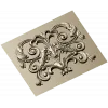 Baroque Acanthus Relief Panel STL for CNC
