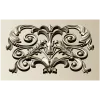 Baroque Acanthus Relief Panel STL for CNC