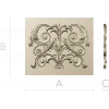 Baroque Acanthus Relief Panel STL for CNC