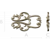 Acanthus Scroll Decorative STL for CNC Milling