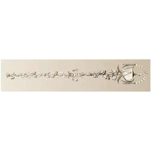 Mariner's Garland - decorative STL 3D model for CNC carving
