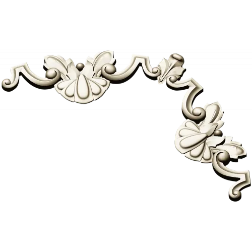 Baroque Shell Crest - 3D STL model for CNC carving
