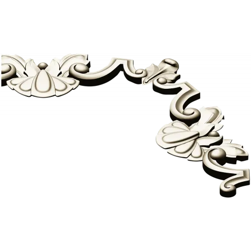 Baroque Shell Crest - 3D STL model for CNC carving
