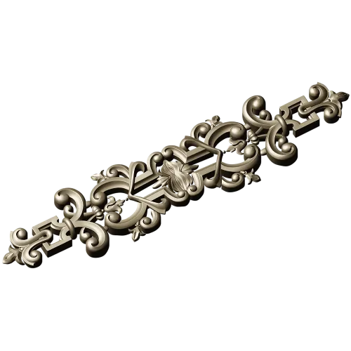Baroque Acanthus Cartouche (STL)