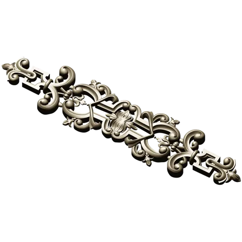 Baroque Acanthus Cartouche (STL)