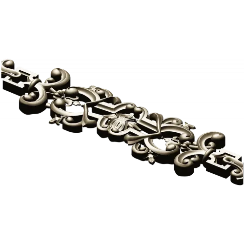 Baroque Acanthus Cartouche (STL)
