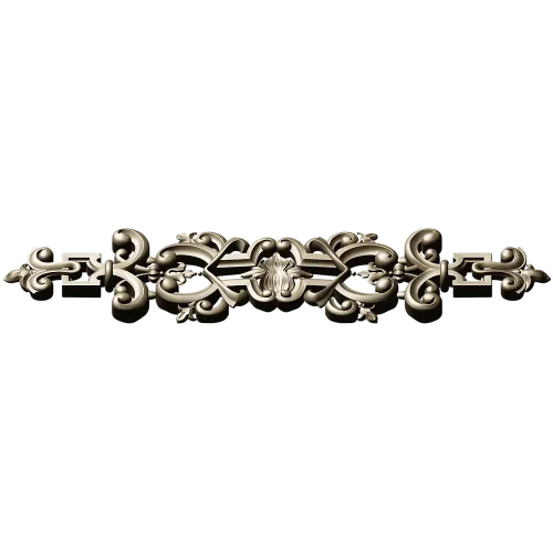 Baroque Acanthus Cartouche (STL)