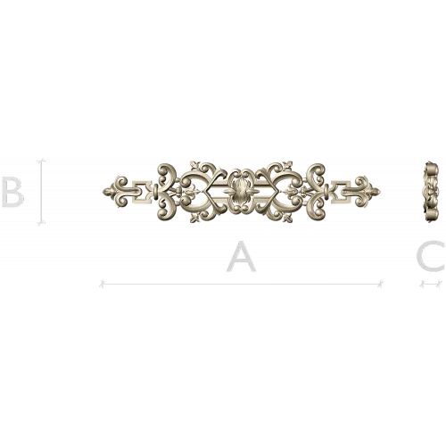 Baroque Acanthus Cartouche (STL)