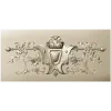 Heraldic Floral Cartouche - STL 3D model for CNC panel