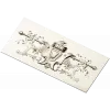 Heraldic Floral Cartouche - STL 3D model for CNC panel