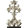 Навершие вензель с грифонами - 3D модель STL для ЧПУ