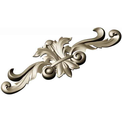 Ornamental Acanthus Applique STL for CNC