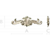 Ornamental Acanthus Applique STL for CNC