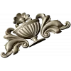 Classical Acanthus Urn Cartouche - STL 3D Model for CNC