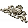Classical Acanthus Urn Cartouche - STL 3D Model for CNC