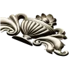 Classical Acanthus Urn Cartouche - STL 3D Model for CNC