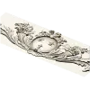Regal Medallion Floral Cartouche - STL 3D model for CNC milling