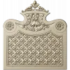 Декоративная панель-картуш в формате STL для ЧПУ - рельефная мебельная накладка