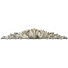 Картуш с раковиной - декоративная 3D модель STL для ЧПУ